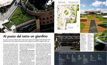 Al posto del tetto un giardino
